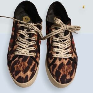Juicy Couture jc-Bounce animal print sneakers, sz 8